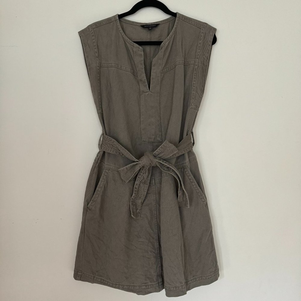 Banana Republic Utility Dress | X-Small | Olive